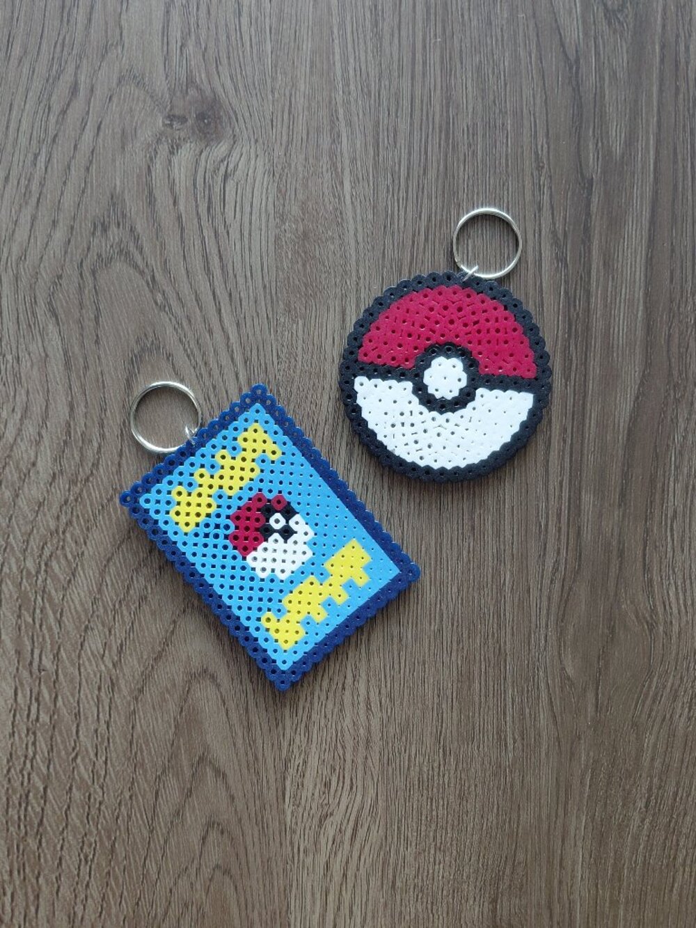 Pokemon Custom Bead Keychain | Set of Two